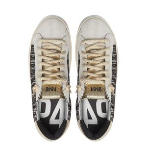 P448 Gold and Black Swing Sneakers John